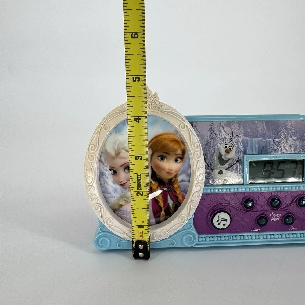 Disney Frozen‎ Musical Alarm Clock Kids Anna Elsa Olaf Let It Go Tested Working